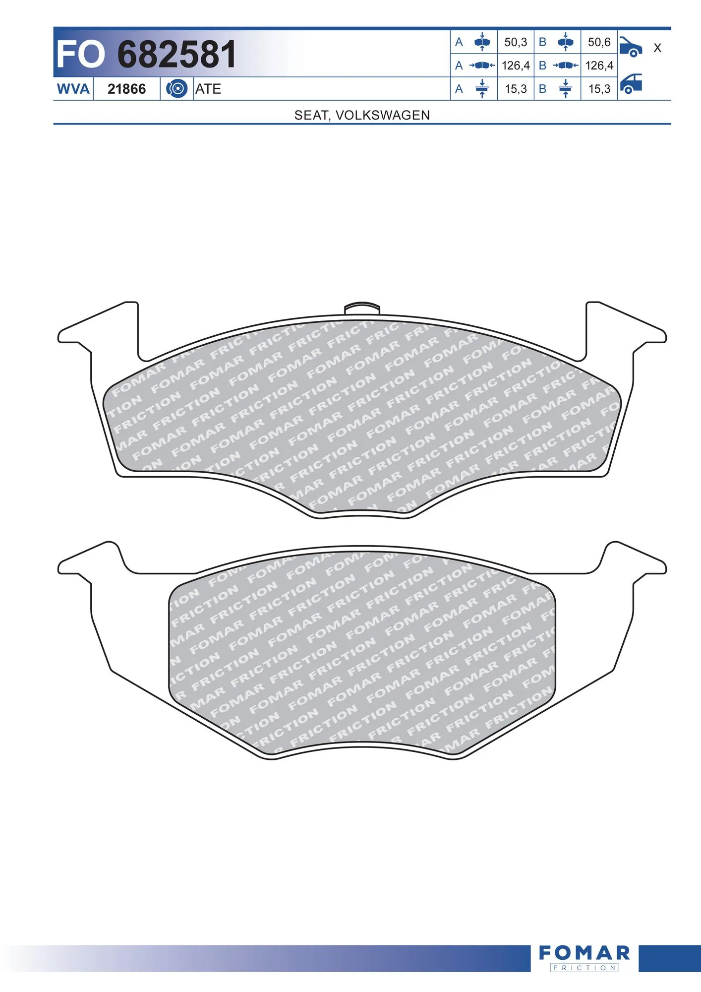 Brake Pad Set, disc brake